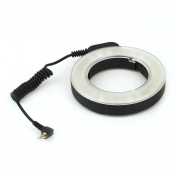 Professional Round 48 LED Ring Flash Light Photography For Canon For Nikon For Sigma Vedio Camera Lens(US Plug)