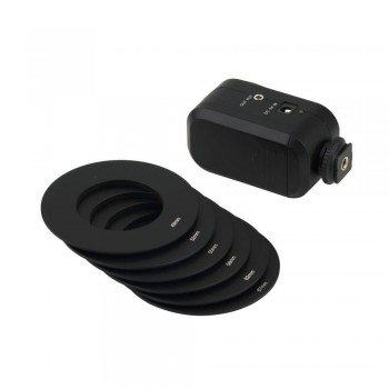 Professional Round 48 LED Ring Flash Light Photography For Canon For Nikon For Sigma Vedio Camera Lens(US Plug)