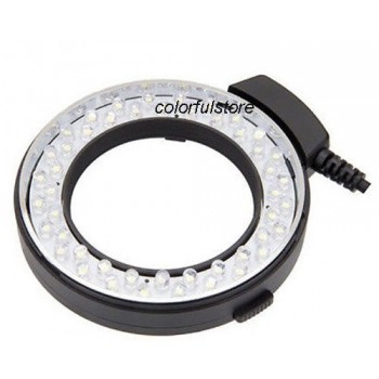 RF-550 Macro 48 Pcs LED Ring Flash Speedlite Light for Sony SLR Camera+49mm/52mm/55mm/58mm/62mm/67mm/72mm/77mm Lens Adapter Ring