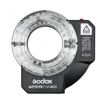 Godox AR400 400W Li-ion Battery LCD Panel Powerful Macro LED Ring Flash Speedlite Video Light Kit With Free DHL EMS