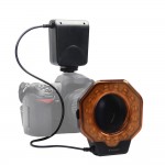 SHOOT Macro Led Ring Light Flash Speedlite with Adapter ring for Nikon D5100 D3100 Series Canon 5D Mark II 7D 10D Olympus Camera