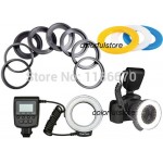 RF-550 RF550 Macro 48 LED Ring Flash Light f DSLR Camera+49mm/52mm/55mm/58mm/62mm/67mm/72mm/77mm 49/52/55/58/62/67/72/77 mm Lens