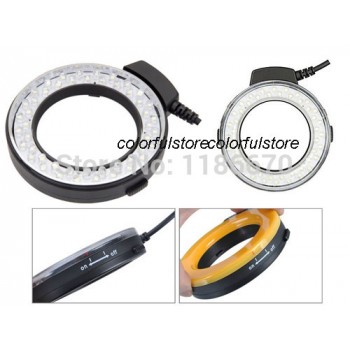 RF-550 RF550 Macro 48 LED Ring Flash Light f DSLR Camera+49mm/52mm/55mm/58mm/62mm/67mm/72mm/77mm 49/52/55/58/62/67/72/77 mm Lens