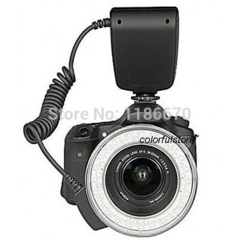 RF-550 RF550 Macro 48 LED Ring Flash Light f DSLR Camera+49mm/52mm/55mm/58mm/62mm/67mm/72mm/77mm 49/52/55/58/62/67/72/77 mm Lens