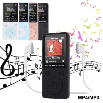 2018 Fashion Portable MP4 Lossless Sound Music Player FM Recorder walkman player mini Support music, radio, recording, 3