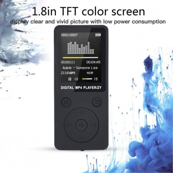 2018 Fashion Portable MP4 Lossless Sound Music Player FM Recorder walkman player mini Support music, radio, recording, 3