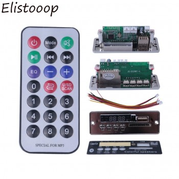 Hands-free USB Bluetooth Integrated MP3 Player Decoder Board Module with Remote Control FM Aux Radio for Car