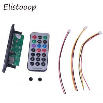 Bluetooth Audio Decoder Board Module MP3 Player LED Call APE FLAC MP3 WMA WAV decoder board FM AUX 3.5MM 12V USB TF FM