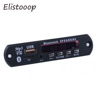 Bluetooth Audio Decoder Board Module MP3 Player LED Call APE FLAC MP3 WMA WAV decoder board FM AUX 3.5MM 12V USB TF FM