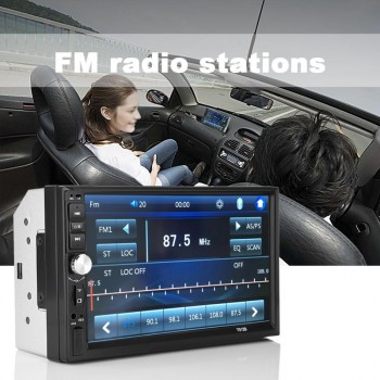 Universal 7 Bluetooth Car Audio MP5 MP3 Player backlight Touch Screen In Dash Media Audio/Vedio Stereo FM Radio /USB/SD/AUX
