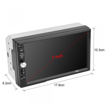 Universal 7 Bluetooth Car Audio MP5 MP3 Player backlight Touch Screen In Dash Media Audio/Vedio Stereo FM Radio /USB/SD/AUX