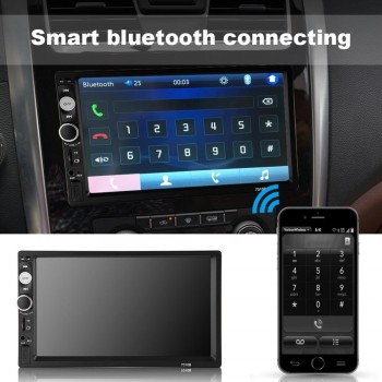 Universal 7 Bluetooth Car Audio MP5 MP3 Player backlight Touch Screen In Dash Media Audio/Vedio Stereo FM Radio /USB/SD/AUX