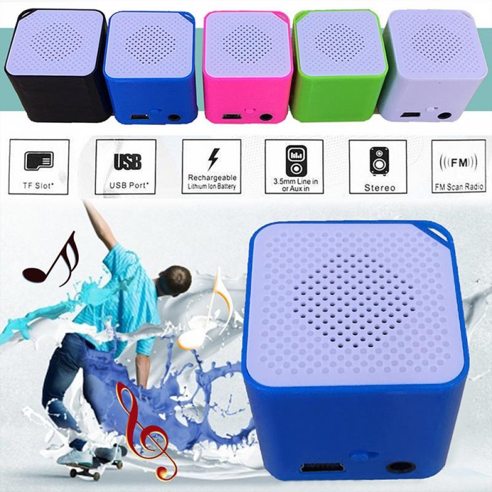 New Fashion Portable Mini MP3 Music Player Support 16G SD TF Card Speaker Campaign MP3 Music Player Built-in Speaker