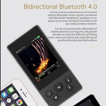 XDUOO X3II X3 II AK4490 USB DAC Bluetooth Portable HD Lossless MP3/WAV/ FLAC Music Player DSD128 Hiby Link In-line Control