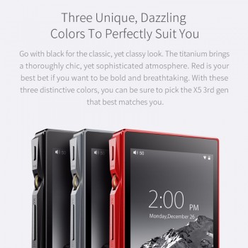 FIIO X5III X5 3nd Gen Android-based WIFI Bluetooth APTX Double AK4490 Lossless Portable Music Player with 32G built-in Storage