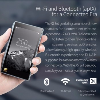 FIIO X5III X5 3nd Gen Android-based WIFI Bluetooth APTX Double AK4490 Lossless Portable Music Player with 32G built-in Storage