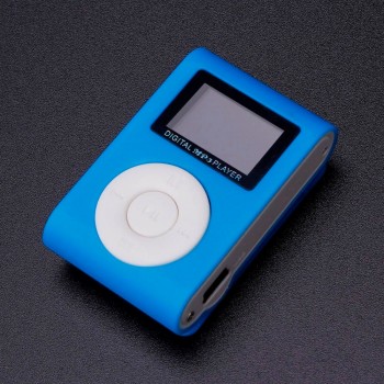 MP3 Mini USB Colorful Clip  Player LCD  ScreenMusic Player Screen Support 32GB Micro SD TF Card(not include) With Earphone MP3