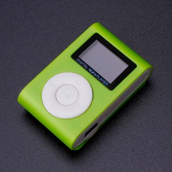 MP3 Mini USB Colorful Clip  Player LCD  ScreenMusic Player Screen Support 32GB Micro SD TF Card(not include) With Earphone MP3