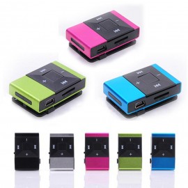 fashion Mini USB Clip Digital Mp3 Music Player Support 8GB SD TF Card Slick stylish design Sport Compact mp3 player Hot sale 5