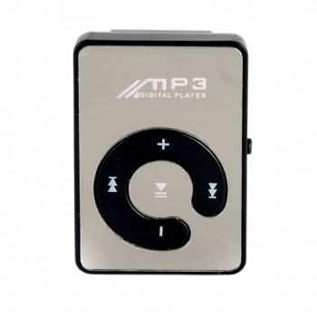 Mirror Clip USB MP3 Player Sport Support 8GB TF Card Portable Mini Music Media Player