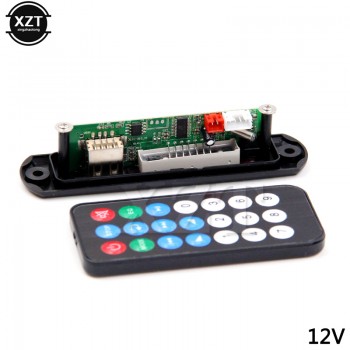 1pcs Micro USB Power Supply TF Radio DC 5V 12V MP3 Decoder Board 5V Audio player Module for Car Remote Music mp3 Speaker new