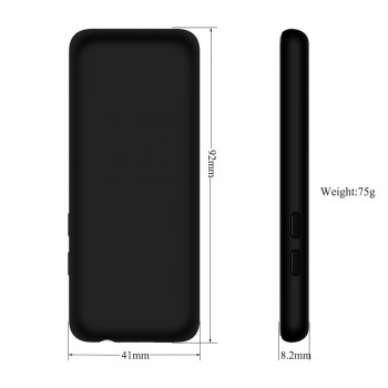 Sago M2 Bluetooth 4.0 MP3 Music Player 16GB 1.8 Inch Color Screen Zinc Alloy + 2.5D Glass Body Lossless Sound with FM Radio