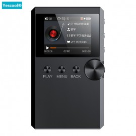 Yescool S5 hifi stereo Lossless lecteur music MP3 player Mini Sports walkman 128G TF Audiophile flac DSD Full format decoding