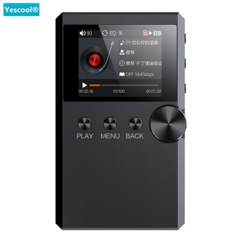 Yescool S5 hifi stereo Lossless lecteur music MP3 player Mini Sports walkman 128G TF Audiophile flac DSD Full format decoding