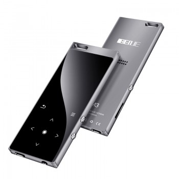 Metal MP3 Player Touch Key Ultrathin MP3 Music Player 1.8 Inch Color Screen Lossless Sound with FM E-book digital voice recorder