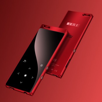 Metal MP3 Player Touch Key Ultrathin MP3 Music Player 1.8 Inch Color Screen Lossless Sound with FM E-book digital voice recorder