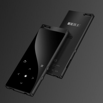 Metal MP3 Player Touch Key Ultrathin MP3 Music Player 1.8 Inch Color Screen Lossless Sound with FM E-book digital voice recorder