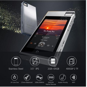CAYIN N5iiS N5IIS Android Based Master Digital Audio Loseless Music Player 2GB RAM 64GB memory 2.5mm Balanced ESS9018K2M DAC