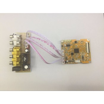 Wireless Bluetooth Audio Video Decoder LCD Screen DTS Lossless Bluetooth Module mp5 HD Video APE/WAV/MP3 Decoding Board