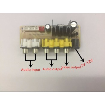 Wireless Bluetooth Audio Video Decoder LCD Screen DTS Lossless Bluetooth Module mp5 HD Video APE/WAV/MP3 Decoding Board