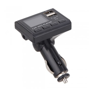 mosunx Hifi Car Music MP3 Player FM Transmitter Modulator Dual USB Charging SD MMC Remote Drop Shipping