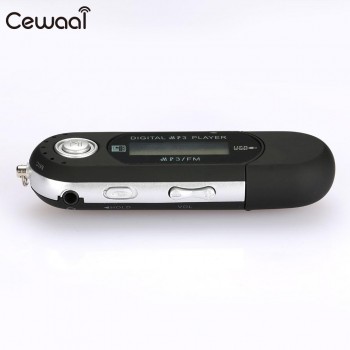 Music Media Player Portable USB MP3 Sport FM Radio ABS Support TF Card Travel