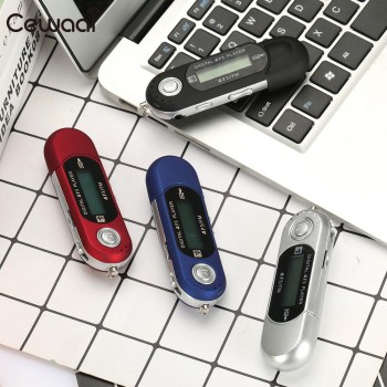 Music Media Player Portable USB MP3 Sport FM Radio ABS Support TF Card Travel