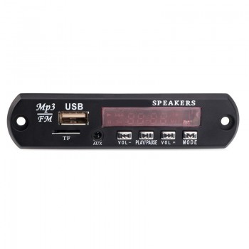 Overfly Wireless Bluetooth 12V MP3 WAV WMA Decoder Board Audio Module USB SD TF Radio For Car Accessories Model JQ-D016BT-B