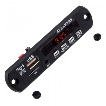 Overfly Wireless Bluetooth 12V MP3 WAV WMA Decoder Board Audio Module USB SD TF Radio For Car Accessories Model JQ-D016BT-B
