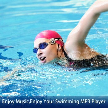 IPX8 Waterproof MP3 Player Swimming Diving Surfing 8GB/ 4GB Sports Headphone Music Player with FM Clip Walkman MP3 Player Newest