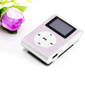 Mini USB Clip MP3 Player LCD Screen Support 32GB Micro SD TF Card   8.14