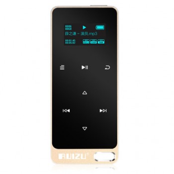 Ruizu X05 8GB 16GB ultra-thin Touch Portable Lossless Digital Sport Screen Hifi Audio Mp 3 Mini Music Mp3 Player FM Radio