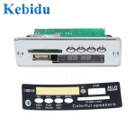Kebidu JQ-D028BT MP3 Decoder Board Hands-free USB MP3 Player Integrated Bluetooth Module with Remote Control USB FM Aux Radio