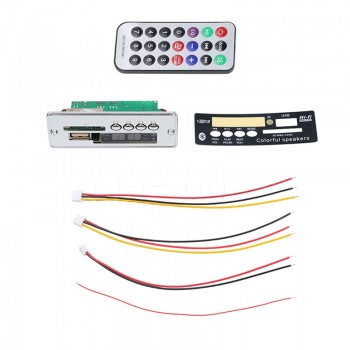Kebidu JQ-D028BT MP3 Decoder Board Hands-free USB MP3 Player Integrated Bluetooth Module with Remote Control USB FM Aux Radio