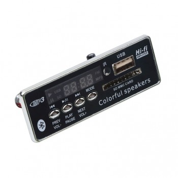 Kebidu JQ-D028BT MP3 Decoder Board Hands-free USB MP3 Player Integrated Bluetooth Module with Remote Control USB FM Aux Radio