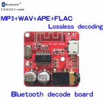 DC 3.7-5V Wireless Bluetooth 4.1 Stereo Audio Receiver MP3 Decoder Board Lossless Decoding Module