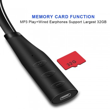 Portable Bluetooth Mp3 Player Walkman Headphone With Mic Mp3 Music Play For Running Sports Usb Audio Player Support Tf Card