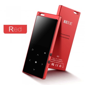 BENJIE M3 MP3 Player Touch Key Ultra thin 8GB/16GB MP3 Music Player 1.8 Inch Color Screen Lossless Sound with FM E-book