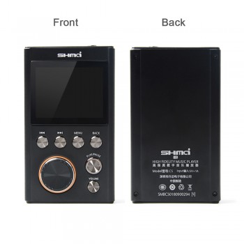 SHMCI C5 HIFI MP3 DSD Professional MP3 HIFI Music Player Support Headphone Amplifier DAC wm8965 DSD256 With OLED As ZiShan DSD