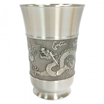 DKB027 Pewter Tumbler - Dragon